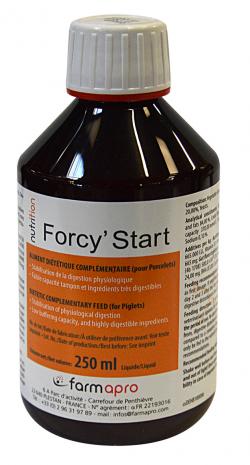 Forcy'Start, pâte orale physiologique pour porcelets, sécurisation tube digestif