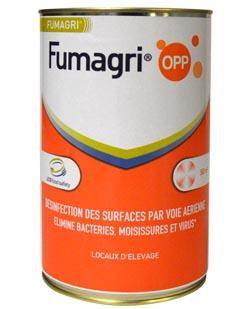 FUMAGRI OPP, désinfectant bâtiment élevage, fumigène, voie aérienne