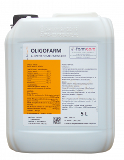 Oligofarm, apport fer, manganèse, carence fer, truie blanche, porcelet blanc