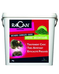 racan avoine décortiquée, souricide, raticide