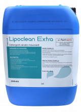 Lipoclean extra, dégraissant, aide au lavage, alcalin