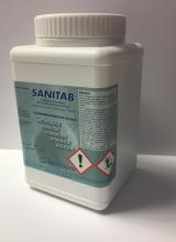 Sanitab, chlore tablette, eau de boisson, DCCNa, bactéricide, fongicide, virucide, algicide